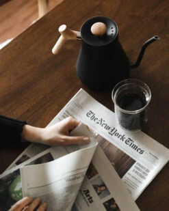 Fellow Stagg EKG 0.9L Kettle - Black And Maple -Brewroast Deals Store 3T0B7313