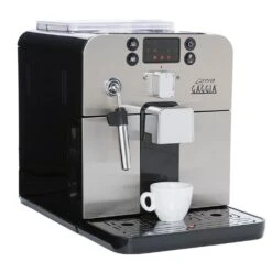 Refurbished Gaggia Black Brera Espresso Machine -Brewroast Deals Store 5820 original gaggia brera espresso machine in black right 2