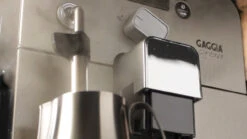 Gaggia Brera Espresso Machine In Silver -Brewroast Deals Store 5911 original brera silver frothing milk 361