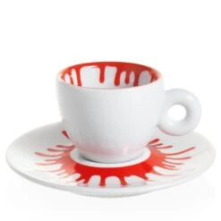 Illy Art Collection Ai Weiwei Set Of 4 Espresso Cups 13 Illy Art Collection Ai Weiwei Set Of 4 Espresso Cups -Brewroast Deals Store AiWeiwei EspressoRed