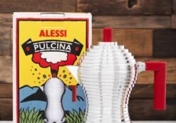 Illy Alessi Pulcina 3 Cup Moka Pot - Red -Brewroast Deals Store AlessiPulcina Banner