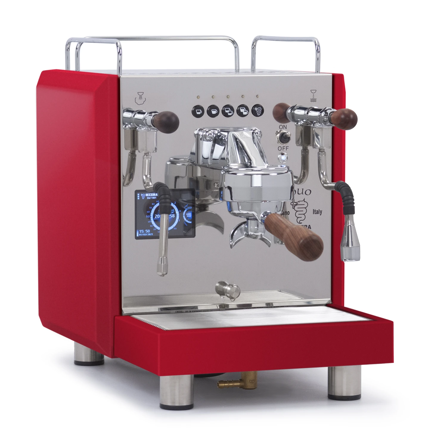 Bezzera DUO DE Dual Boiler Espresso Machine - Total Red 1 Bezzera DUO DE Dual Boiler Espresso Machine - Total Red