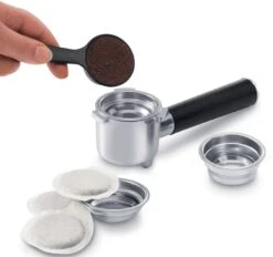 DeLonghi EC685M Dedica Deluxe Espresso Machine 18 DeLonghi EC685M Dedica Deluxe Espresso Machine -Brewroast Deals Store DeLonghiFilterHolder