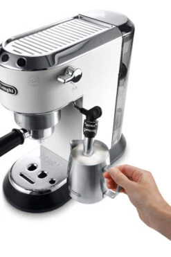 DeLonghi EC685W Dedica Deluxe Espresso Machine - White 16 DeLonghi EC685W Dedica Deluxe Espresso Machine - White -Brewroast Deals Store DedicaDeLuxe EC685W adjustablecappuccino