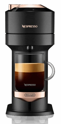 Nespresso Vertuo Next Premium Espresso Machine By DeLonghi With Aeroccino - Black Rose Gold -Brewroast Deals Store ENV120BAE 03