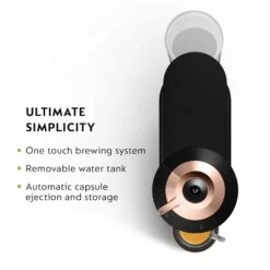 Nespresso Vertuo Next Premium Espresso Machine By DeLonghi - Black Rose Gold -Brewroast Deals Store ENV120BUltimateSimplicity