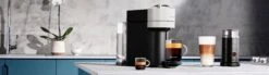 Nespresso Vertuo Next Espresso Machine By DeLonghi With Aeroccino - White -Brewroast Deals Store ENV120WAE VERTUO NEXT SHOT 1