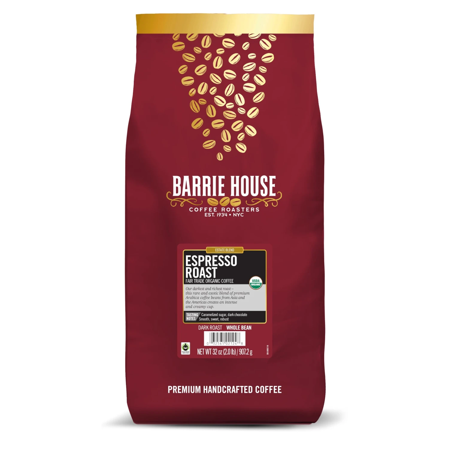 Barrie House Espresso Roast Fair Trade Organic Coffee 1 Barrie House Espresso Roast Fair Trade Organic Coffee