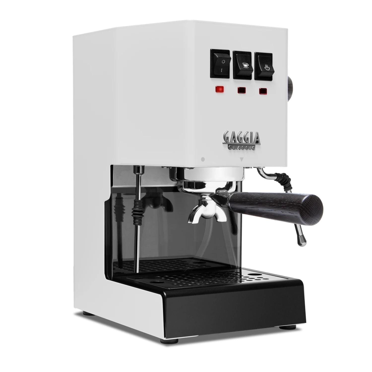Gaggia Classic Evo Pro Espresso Machine In Polar White With Blackened Oak 2 Gaggia Classic Evo Pro Espresso Machine In Polar White With Blackened Oak - Image 2