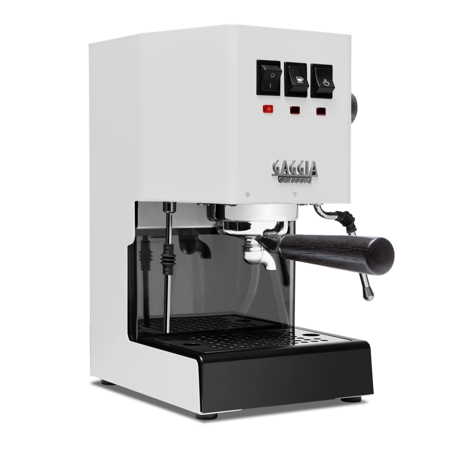 Gaggia Classic Evo Pro Espresso Machine In Polar White With Blackened Oak 3 Gaggia Classic Evo Pro Espresso Machine In Polar White With Blackened Oak - Image 3