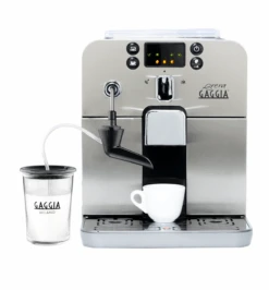 Gaggia Brera Cappuccino Espresso Machine In Black 19 Gaggia Brera Cappuccino Espresso Machine In Black -Brewroast Deals Store Gaggia Brera GlassMilkFrother