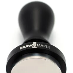 Bravo 54.7 Mm Espresso Tamper Aluminum Handle - Matte Black -Brewroast Deals Store IMG 1358