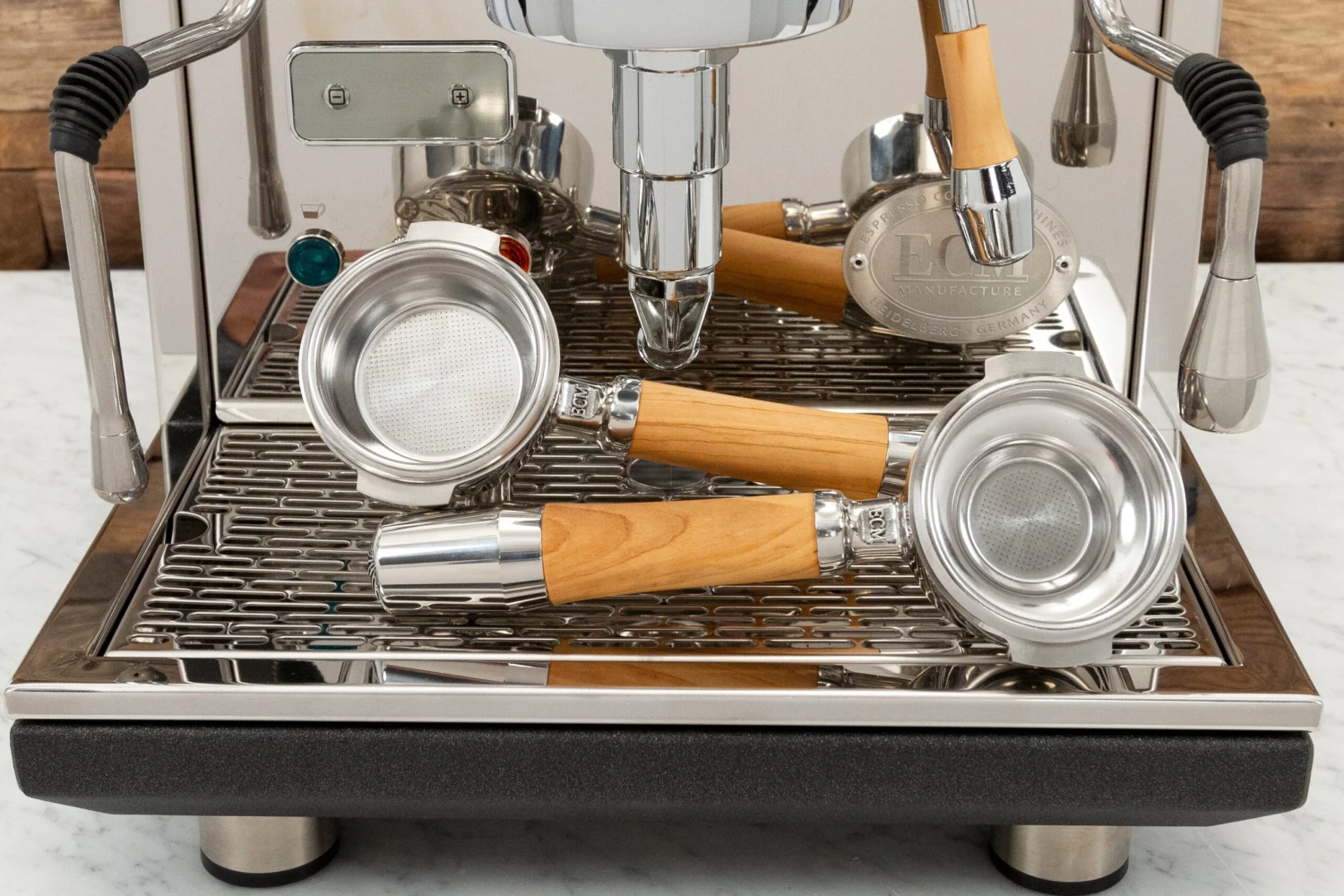 ECM Synchronika Espresso Machine - Olive Wood 5 ECM Synchronika Espresso Machine - Olive Wood - Image 5