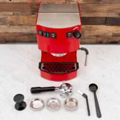Bezzera New Hobby Espresso Machine In Red -Brewroast Deals Store IMG 3076