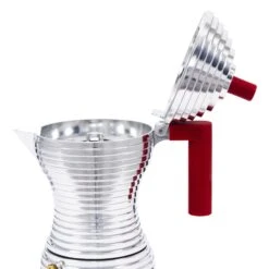 Illy Alessi Pulcina 3 Cup Moka Pot - Red -Brewroast Deals Store IMG 5856