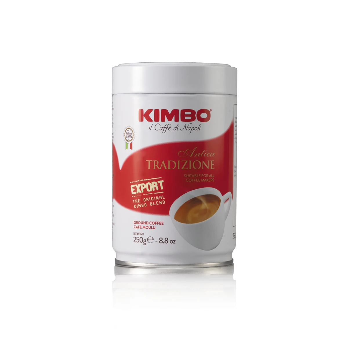 Kimbo Il Caffe Di Napoli Antica Tradizione Ground 250g - Tin 1 Kimbo Il Caffe Di Napoli Antica Tradizione Ground 250g - Tin