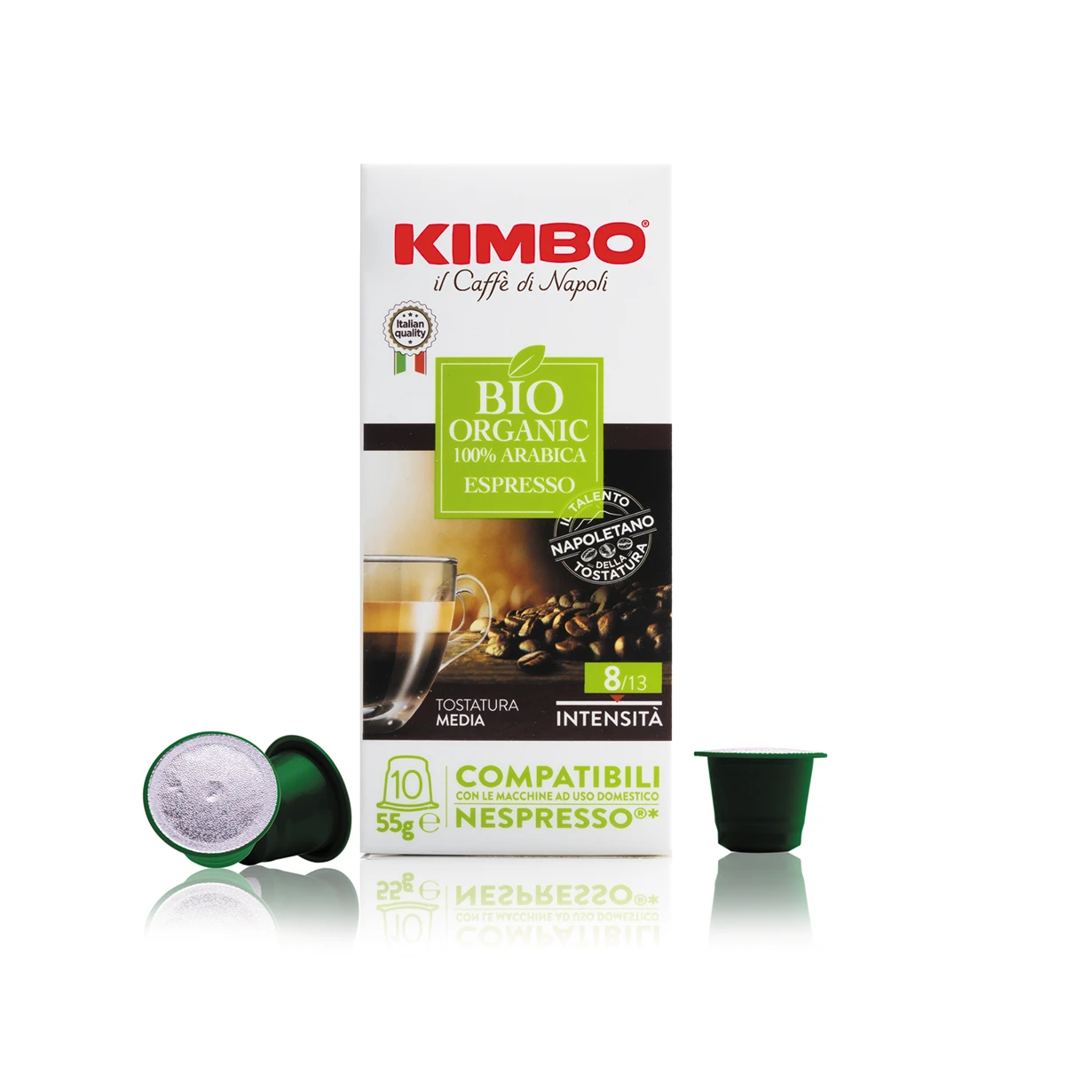 Kimbo Il Caffe Di Napoli Nespresso Original Compatible Capsules 10ct - Bio Organic 2 Kimbo Il Caffe Di Napoli Nespresso Original Compatible Capsules 10ct - Bio Organic - Image 2