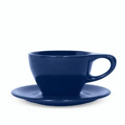 NotNeutral Small Latte Cup And Saucer - Indigo
