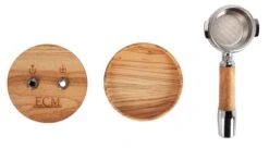 ECM Puristika Single-Boiler Espresso Machine Cream -Brewroast Deals Store Puristika Holzausstattung