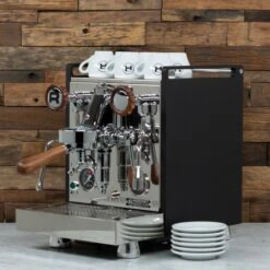 Rocket Espresso 6 Piece Espresso Cup And Saucer Set - White -Brewroast Deals Store REESPCUP6PCWHT 0438