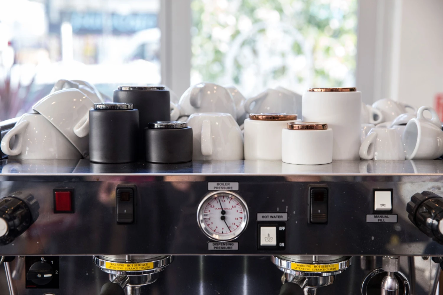 Fellow Monty 3oz Demitasse Cup Set - Matte White 2 Fellow Monty 3oz Demitasse Cup Set - Matte White - Image 2