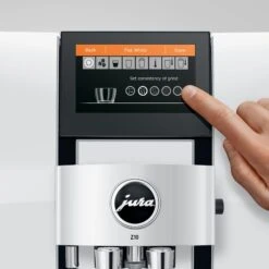 JURA Z10 Super-Automatic Espresso Machine In Diamond White 27 JURA Z10 Super-Automatic Espresso Machine In Diamond White -Brewroast Deals Store Z10 det Di Wh screen touch PrdPrg en